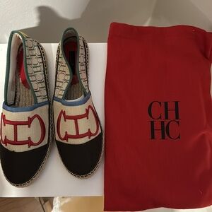 Carolina Herrera Multicolor Espadrille Never worn. Size 41